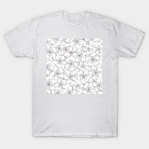 Cherry Blossom Pink T-Shirt by ProjectM